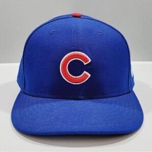 NWT New Era Fitted  Blue Chicago Cubs Baseball Cap -Official On Field Size 7 1/4